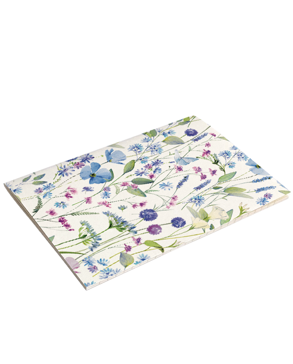 Cuaderno rayado de grapas A6 "Composizione floreale di primavera"