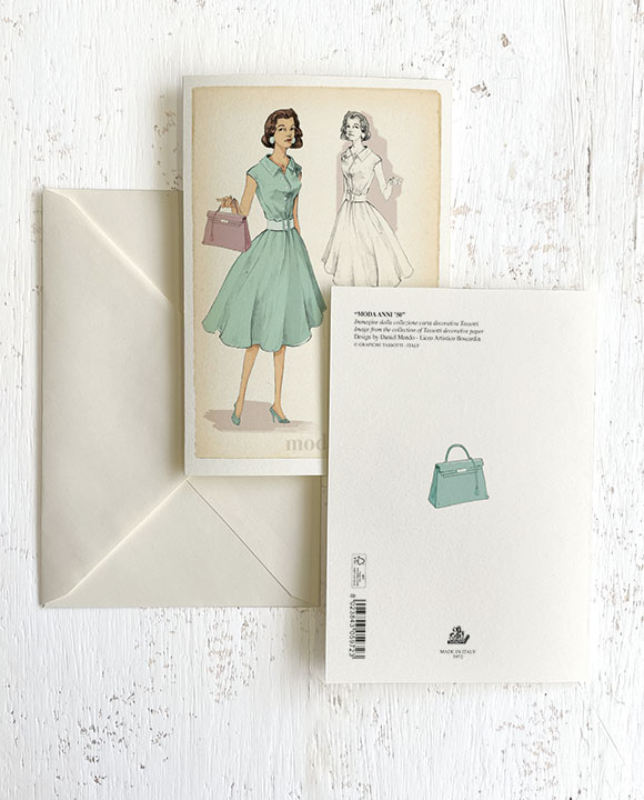 Card "Moda anni '50"
