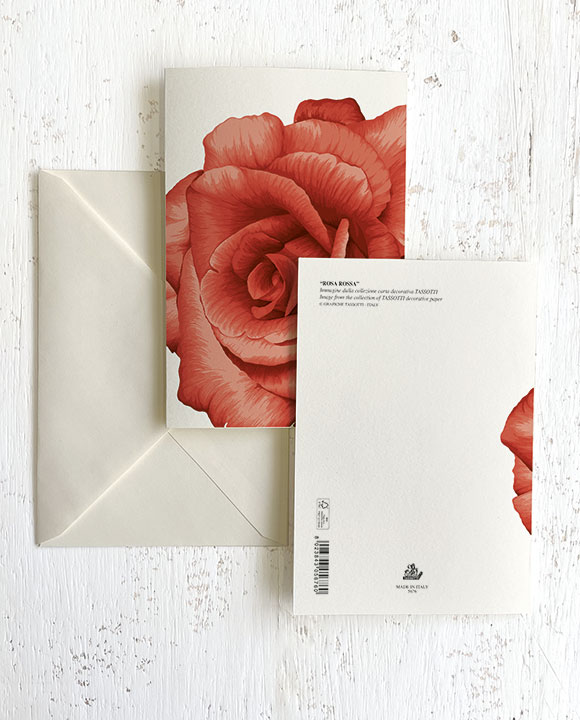 Card "Rosa rossa"