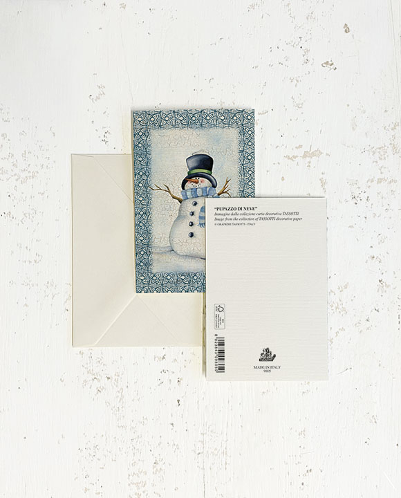 Card "Pupazzo di neve"