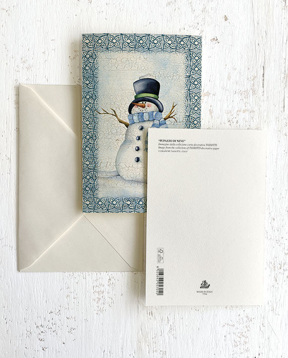 Card "Pupazzo di neve"