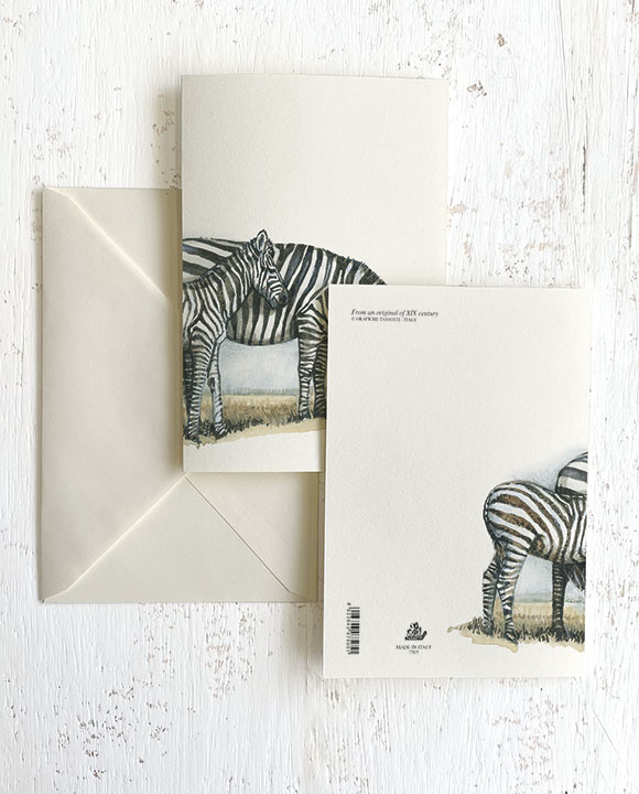 Card "Zebra"