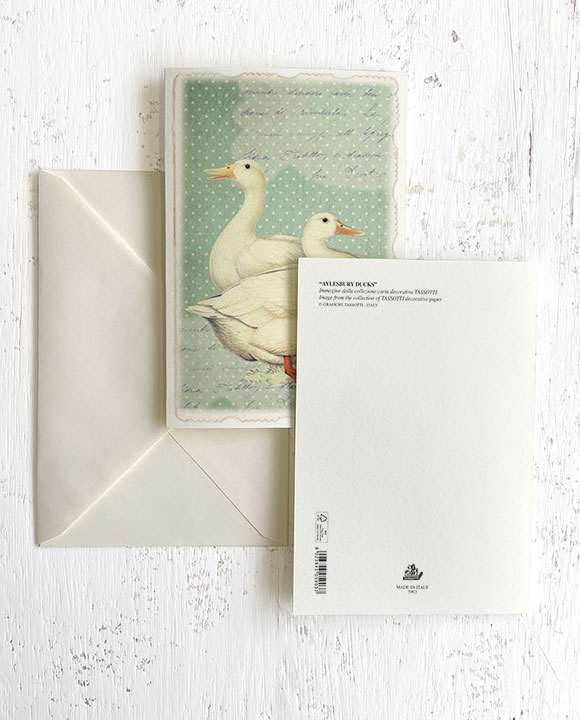 Card "Aylesbury ducks"