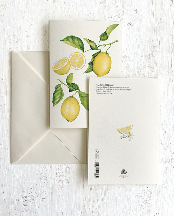 Card "Fantasia di limoni"