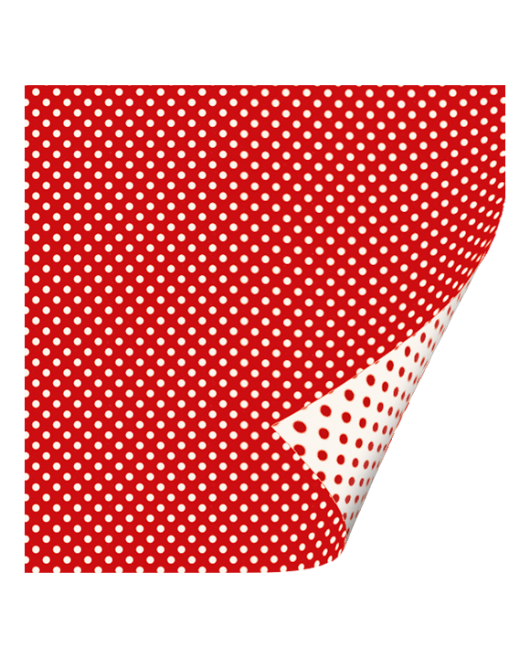 Tassotti - Carta Origami Pois rosso in pregiata carta decorata