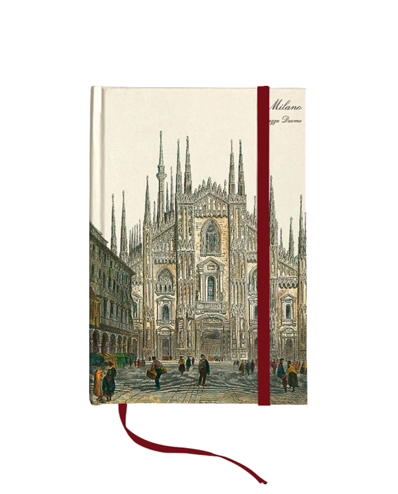 Hard cover book A6 "Milano"