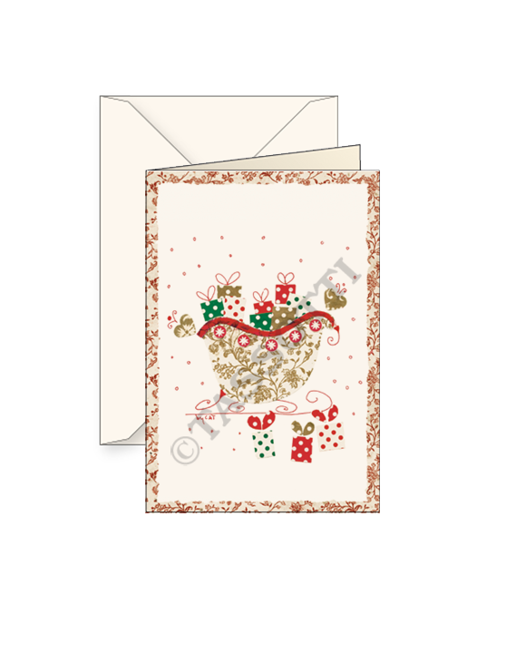 Card “La slitta di Natale”
