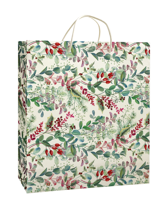 Gift-bag "Composizione floreale di Natale"