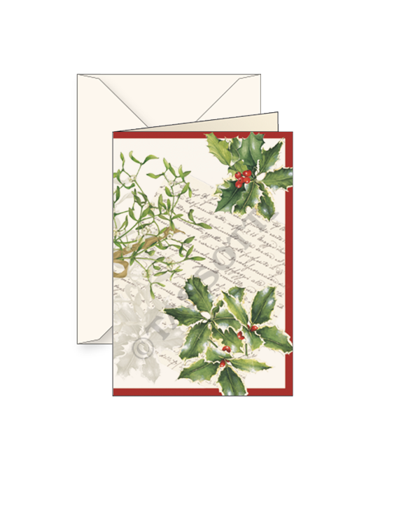 Card "Ricordi di Natale rosso"