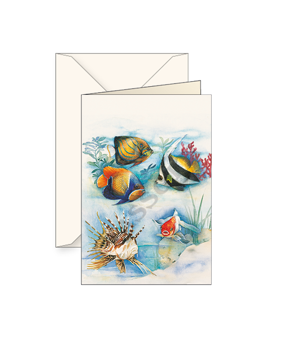 Card "Pesci tropicali"