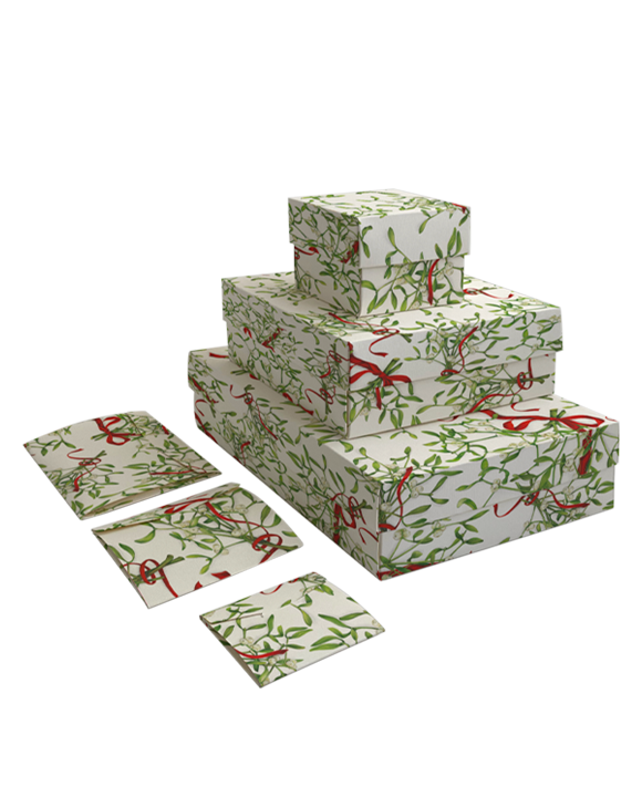 Set 3 gift boxes with lid - Vischio