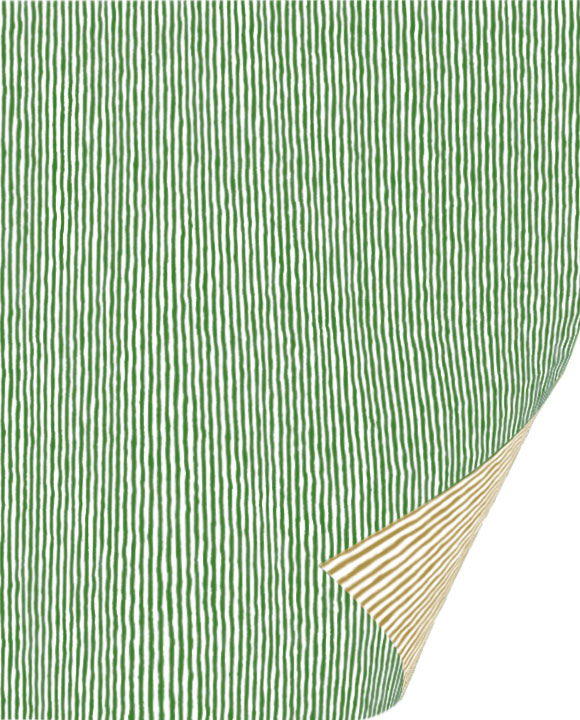 Papier "Righe verde-oro"