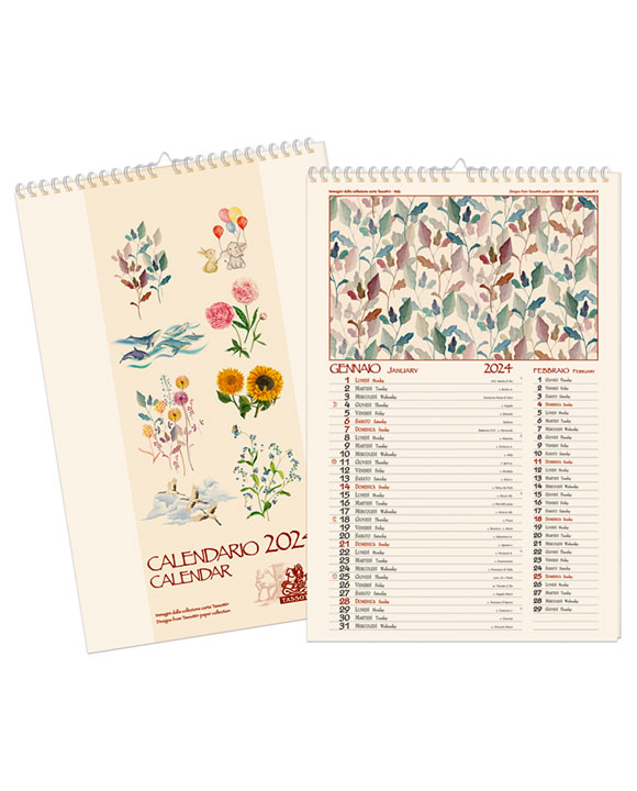 Tassotti - Calendar 2024 in fine decorated paper
