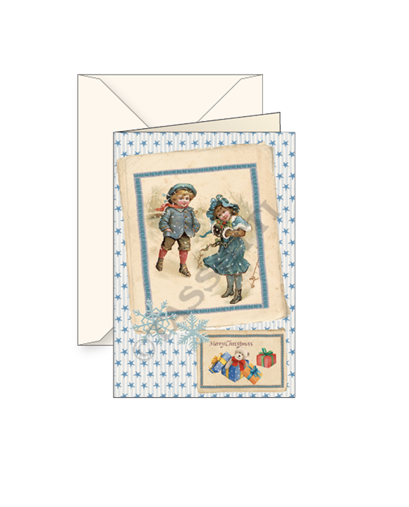 Card "Bambini d'inverno"